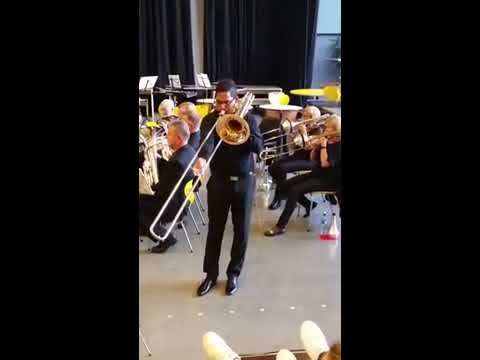 Moonglow, arr. for bass trombone and brass band