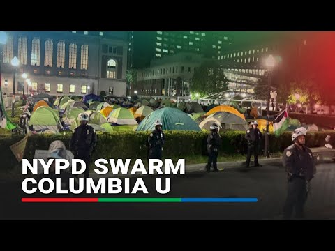 New York police move vs takeover of Columbia University building ABS-CBN News