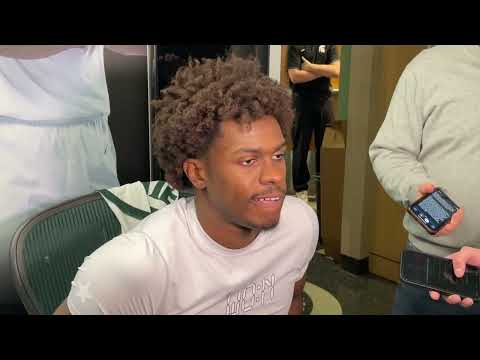 MSU's Coen Carr Postgame Press Conference Following Win Over Cornell