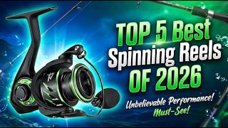 Top 5 BEST Spinning Reels (2026) 🎣 | Budget to Premium!
