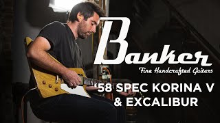 Video thumbnail for Banker Custom '58 Spec Korina V and Excalibur | CME Gear Demo | Nathaniel Murphy by Chicago Music Exchange