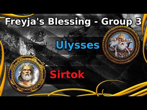 Age of Mythology: Ulysses vs Sirtok - Freyja's Blessing Tournament - Group 3