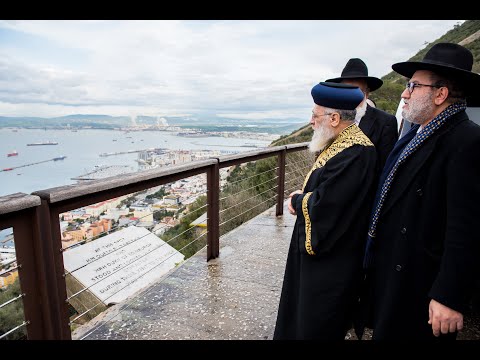 Highlights of The Sephardic Chief Rabbi Rav Yitzchak Yosef's Visit to Gibraltar