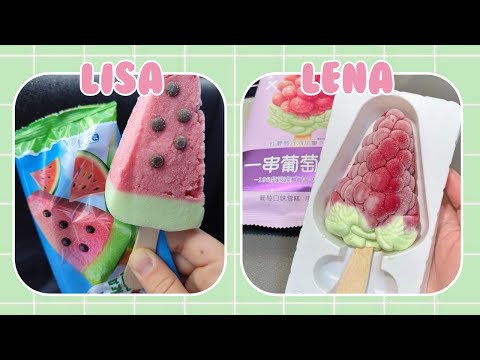 LISA OR LENA Yummy Food Edition #lisa #lena #lisaandlena #yummy #food #trending