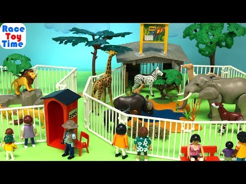 Playmobil Safari Animals Zoo - Fun Toys For Kids Video