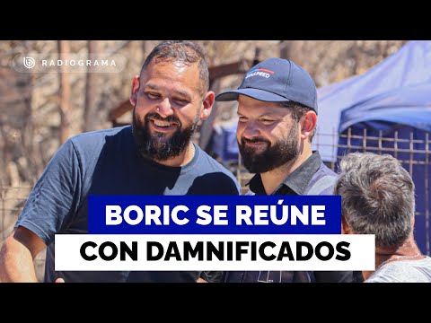 Boric visita sector rural de Concepción para supervisar ayudas y reunirse con damnificados