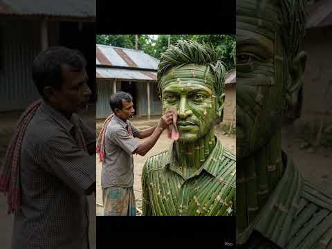 Statue of Shakib Al Hasan| The world's best all-rounder, made of wood. #cricketshorts #shakibalhasan