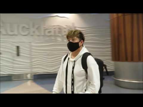 Law Of The Jungle Landing Auckland ~ Byungman, Super Junior Shindong, Kangnam, GOT7 Mark ~