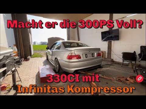 BMW 330CI Infinitas Kompressor auf dem Prüfstand / RRG Racing