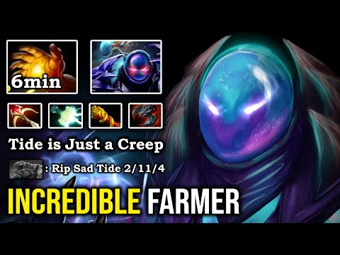 HOW TO FAST FARM 6Min Midas Arc Warden Deleted Tidehunter Like a Creep with Max Speed ATK DotA 2