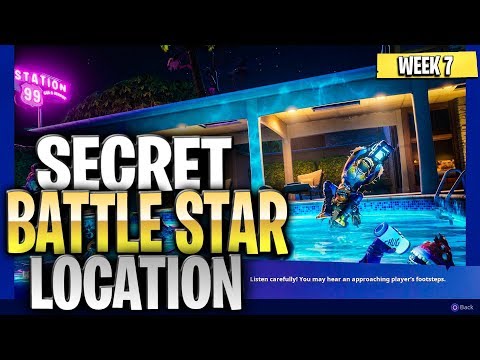 WEEK 7 SECRET BATTLE STAR LOCATION GUIDE SEASON 10 - Summer Slurp Challenges Battle Star Season X