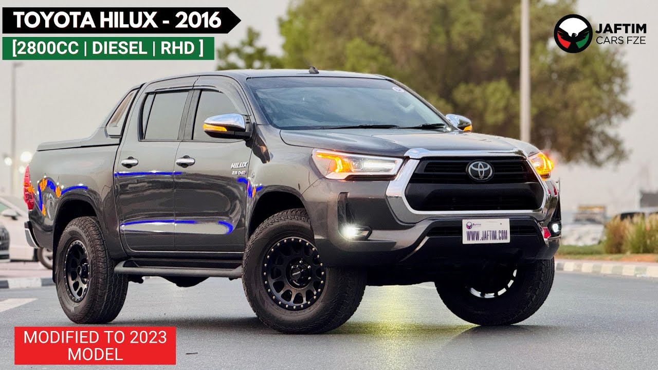 Toyota Hilux MODIFIED TO 2023 MODEL | DOUBLE CABIN | DIESEL ENGINE | 2.8L | AUTOMATIC TRANSMISSION | 2016 video