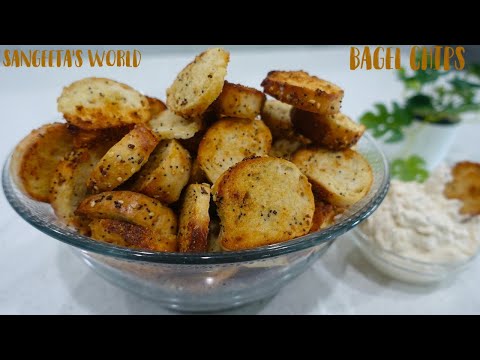 Everything Bagel Chips Recipe • • Sangeeta's World