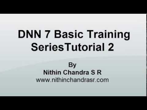 DotNetNuke(DNN) 7 Basic Training Series - Tutorial 2 | Logo,Favicon,Copyright