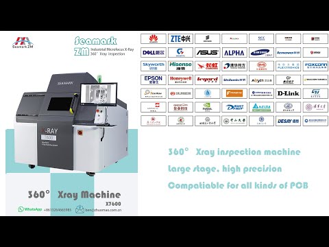 360° Xray Inspection Machien X7600 From Seamark For PCB Testing