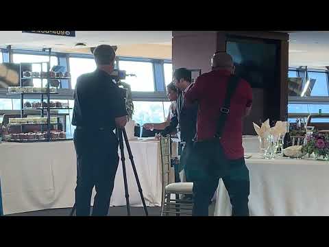 Josh & Pooja Detroit Reception - Cake Cutting