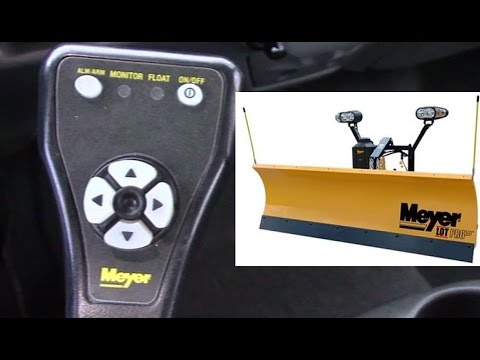Meyer Snow Plow Pistol Grip Controller How To Operate Float Mode and HFP Hands Free Plowing