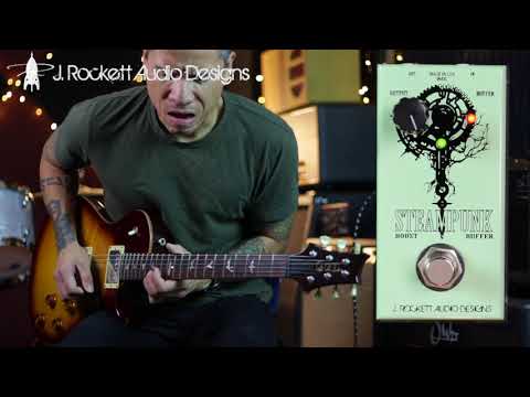 J. Rockett Steampunk Boost / Buffer 2018 - Seafoam / Black imagen 7