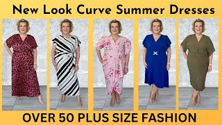 New Look Curve Summer Dresses Haul & Try On - Over 50 Plus Size Fashion