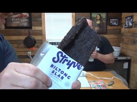 Stryve Biltong Slab Mukbang Review - Keto and Paleo...