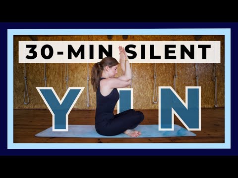 Yin Yoga Class 30-min Full-Body Deep Stretch with Minimum Cues || Silent Yin Yoga