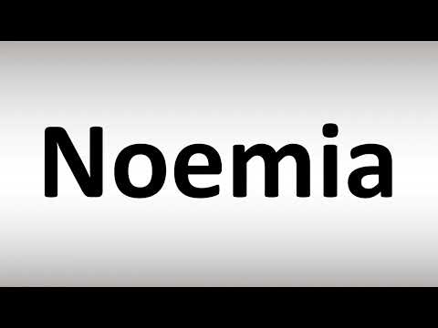 How to Pronounce Noemia