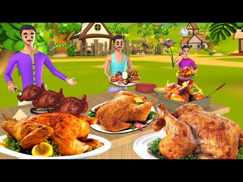 Greedy Chicken Tandoori Wala Story | பேராசை கோழி தந்தூரி வர்த்தகர் தமிழ் கதை | Maa Maa TV Tamil