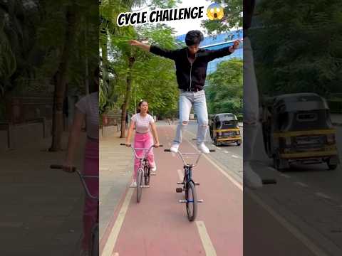 5 Ha ha ha Girls Vs Boys ~ Cycle challenge 😱~ miniwood ~ Skills/ Talent #shorts #automobile
