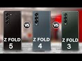 Samsung Galaxy Z Fold 5 Vs Samsung Galaxy Z Fold 4 Vs Samsung Galaxy Z Fold 3 Review