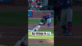 Clutch from Kazuma Okamoto ‼️ #MLB #BlueJays