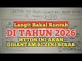 Weton Ini Akan Dihantam REZEKI Besar Di Tahun 2026 RAMALAN PRIMBON JAWA