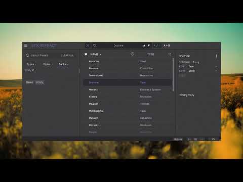 AQUARIUS - Arturia's Efx Refract Presets