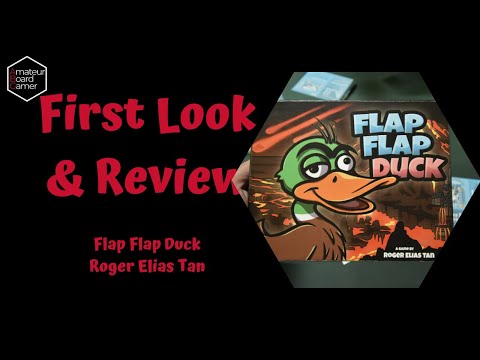 Flap Flap Duck (2020 Kickstarter Tabletop Game) - ABG Reviews #AsianBoardgamer