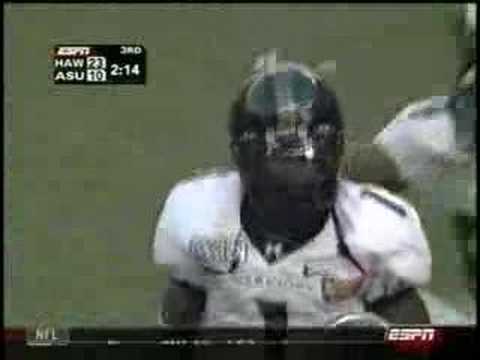 Sheraton Hawaii Bowl Brennan's 5 Touchdown Passes
