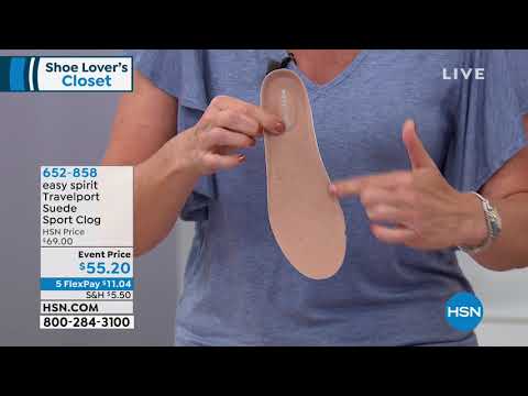 easy spirit Travelport Suede Sport Clog