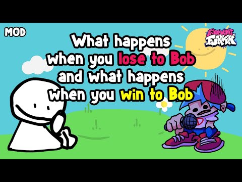 Friday Night Funkin. [MOD] Vs Bob FULL WEEK hard. What happens when you lose to Bob. FNF mod.