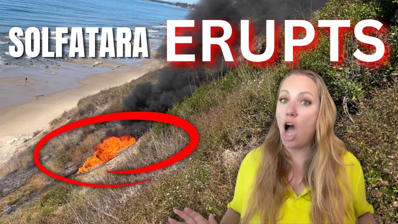 Santa Barbara: Solfatara Volcano Erupts again ! The Hope Ranch Volcano shows its fire