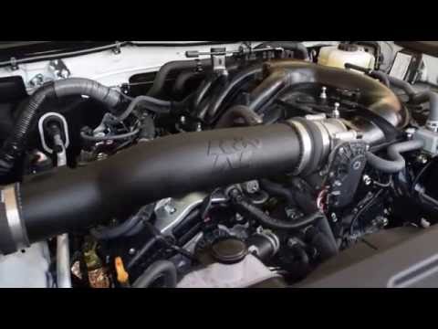 2016 ToyotaTacoma K&N Cold Air Intake System Installed