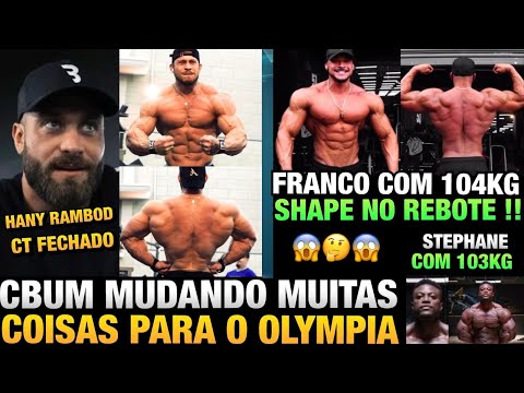 CBUM PREOCUPADO COM RAMON ? + FRANCO 104KG NO REBOTE + STEPHANE BUGANDO TUDO