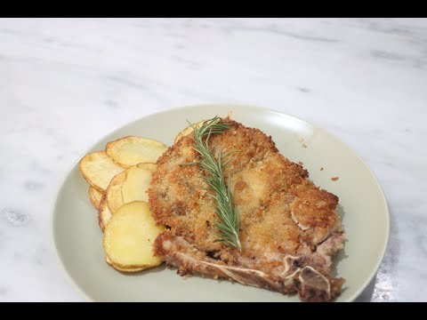 (Almost) Cotoletta alla Milanese with Rosemary Potatoes