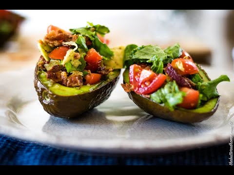 Baked BLT Avocados