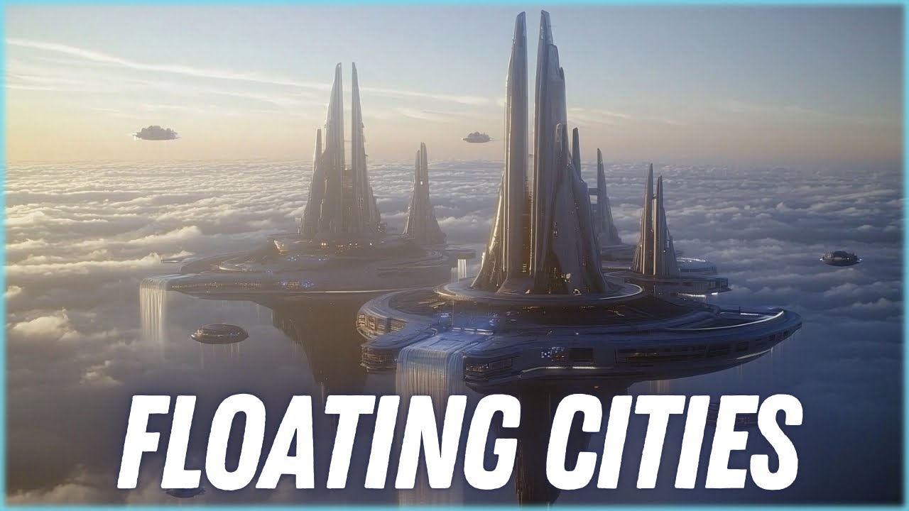 Epic Sci-Fi Floating Cities | AI-Generated Futuristic Cityscapes by MidJourney & Hailuo AI