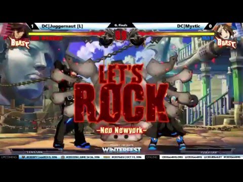 "BBR" Guilty Gear Xrd Grand Finals At CEO WF 2016 - DC Juggernaut vs DC Mystic  (1080p HD)