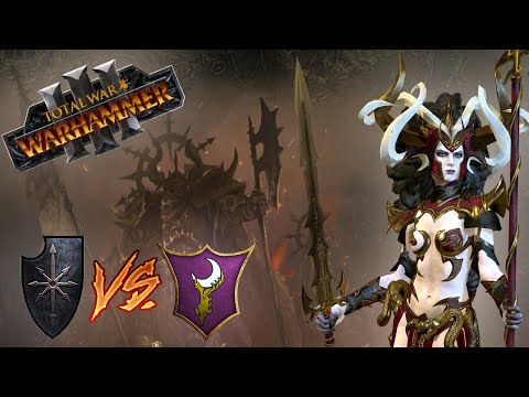 MORATHI RETURNS! Warriors of Chaos vs Dark Elves | Total War Warhammer 3