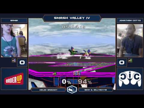 Smash Valley IV Melee Singles - Bambi (Falco) vs Jonathan Cotto (Green Falco) – Winners Bracket