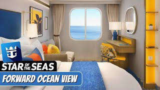 Star of the Seas | Forward Ocean View Walkthrough Tour | Royal Caribbean 2025 | 4k