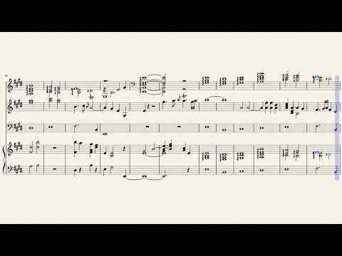 Aria for Theorbo/Guitars, Violin, Cello and Organ (Draft)