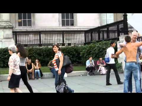 Free Hugs In Trafalgar Square, London - Extended