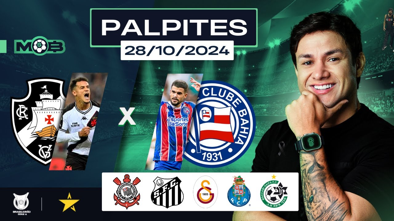 PALPITES DE FUTEBOL PARA O DIA 28 10 2024 + BILHETE PRONTO (SEGUNDOU NO MUNDO BET)