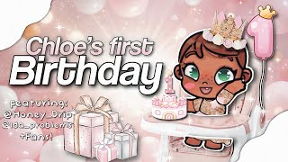 Chloe’s First BIRTHDAY! 👶🏽🎉🎂 *Emotional* 🥹💗|| *With voice* 🔊 || Avatar World 🌎 MQDEFAULT Thumbnail